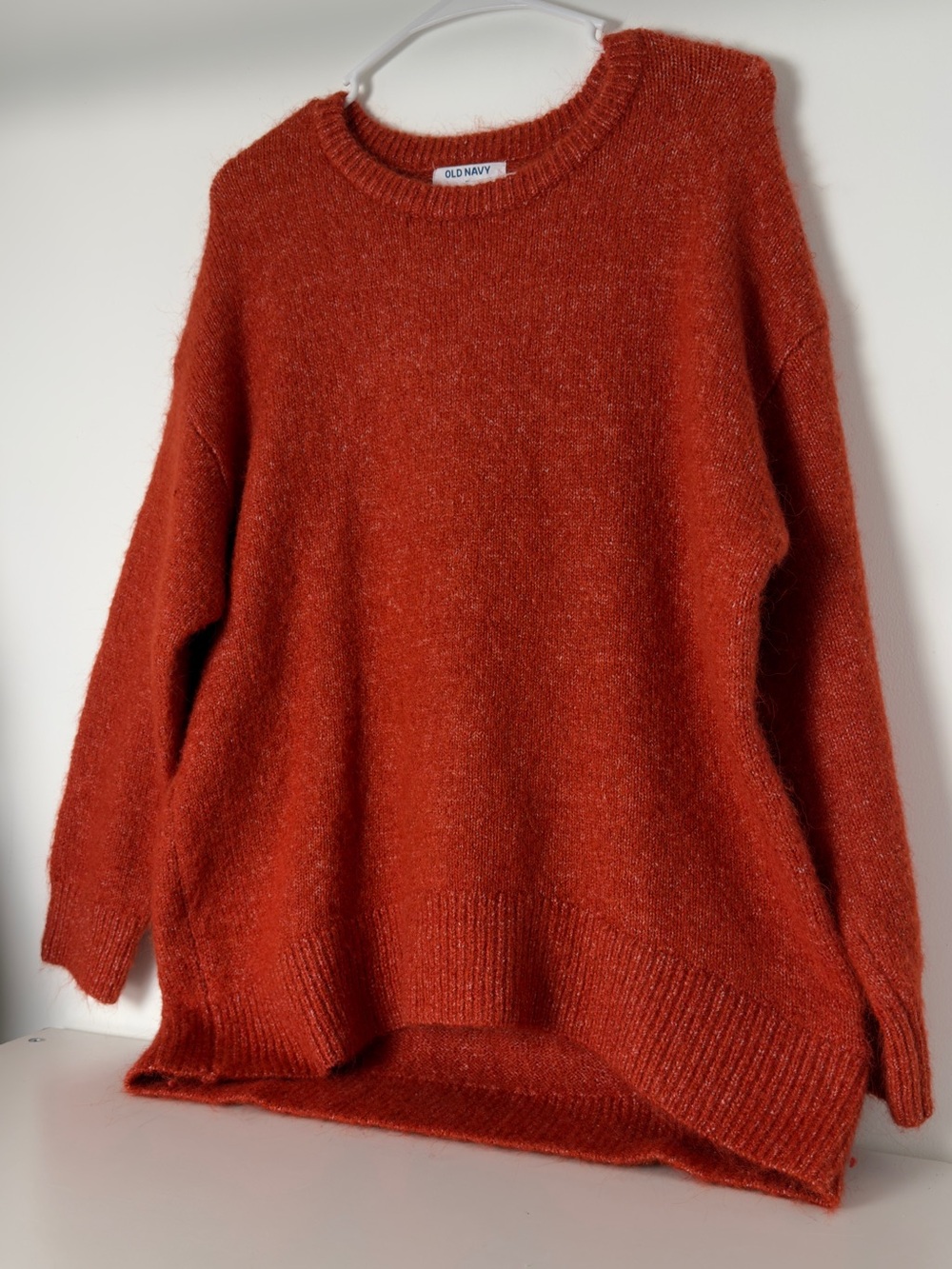 Old Navy Women's Burnt Orange Crewneck Sweater